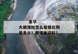 
       金华大病保险怎么报销比例是多少？要哪些资料？
     