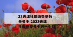 
       2023天津社保缴费基数是多少 2023天津社保要交多少钱一个月
     