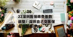 
       2022深圳医保缴费基数调整！深圳自己交医保每月要多少钱
     