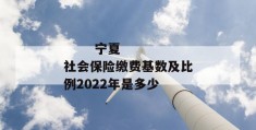 
       宁夏社会保险缴费基数及比例2022年是多少
     