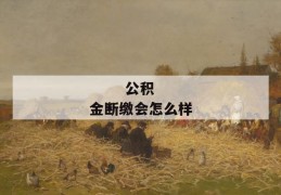 
       公积金断缴会怎么样
     