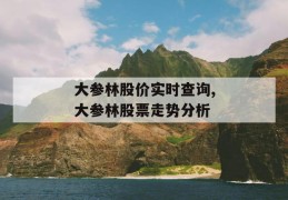 大参林股价实时查询,大参林股票走势分析