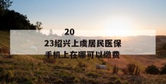 
       2023绍兴上虞居民医保手机上在哪可以缴费
     