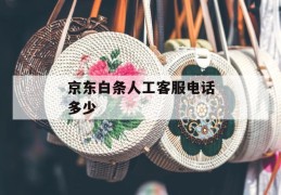 京东白条人工客服电话多少