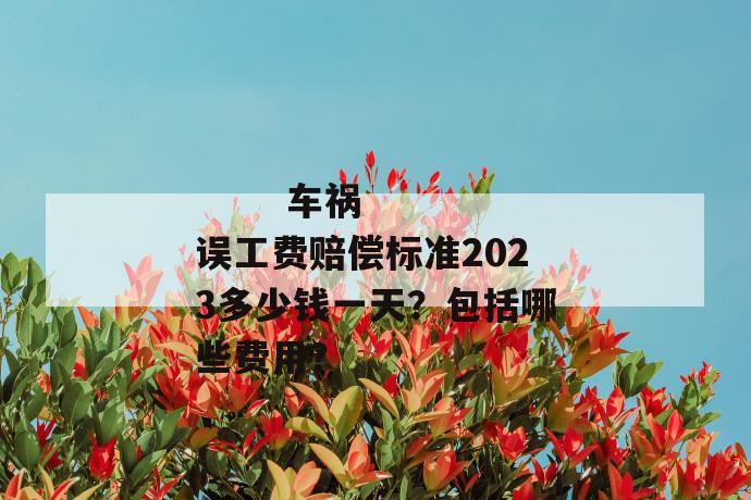 
  车祸误工费赔偿标准2023多少钱一天？包括哪些费用？
 第1张