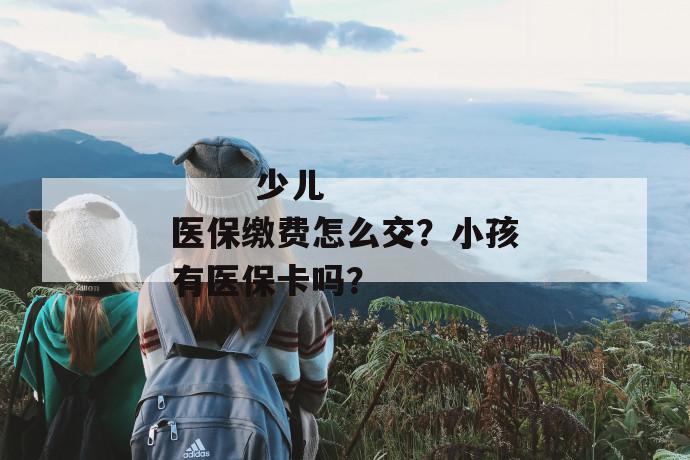 
  少儿医保缴费怎么交？小孩有医保卡吗？
 第1张