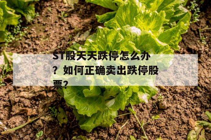 st股天天跌停怎么办？如何正确卖出跌停股票？ 第1张