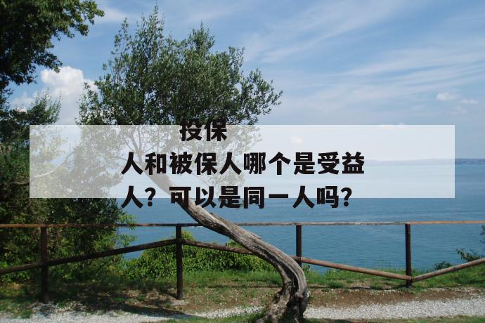 
       投保人和被保人哪个是受益人？可以是同一人吗？
     