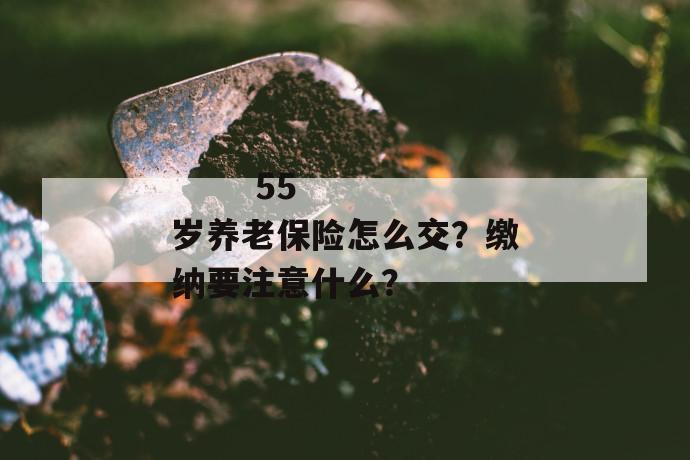 
       55岁养老保险怎么交？缴纳要注意什么？
     